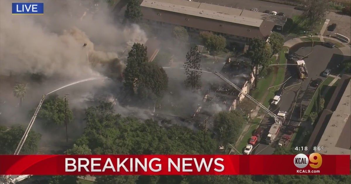 Fire Crews Extinguish Blaze At Upland Apartment Complex, 51 Units Damaged CBS Los Angeles