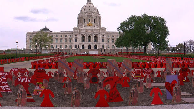 Missing and Murdered Indigenous Women display at State Capitol 