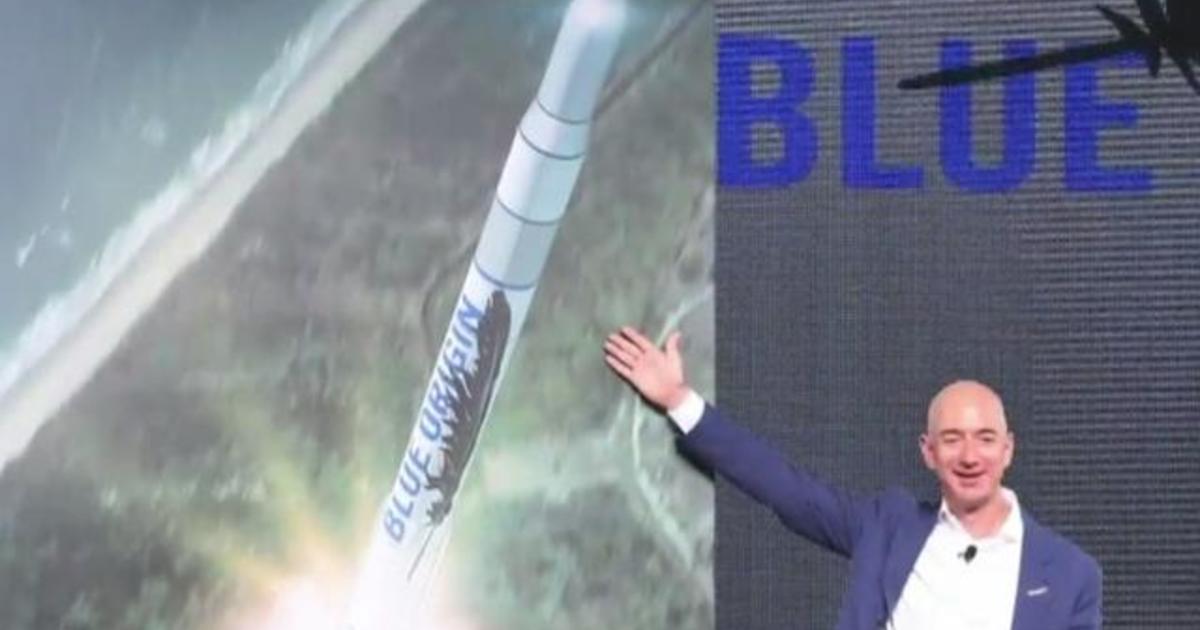Ticket auction for Blue Origin's first manned trip to space CBS News