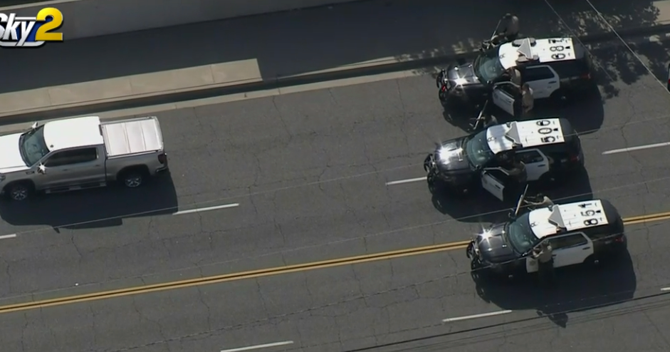 Pursuit Standoff In Covina Comes To An End Without Any Shots Fired