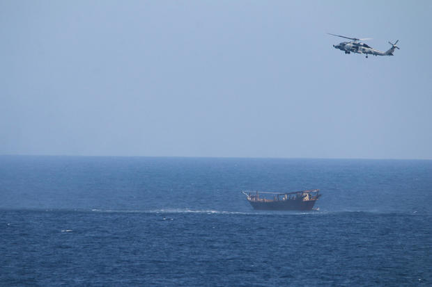 U.S. Navy seizes weapons Arabian Sea 