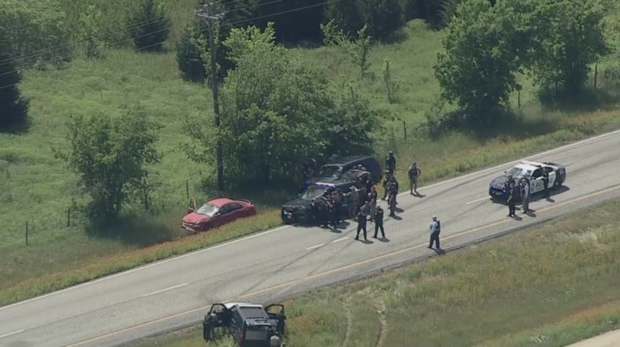 Chase ends in Johnson County 