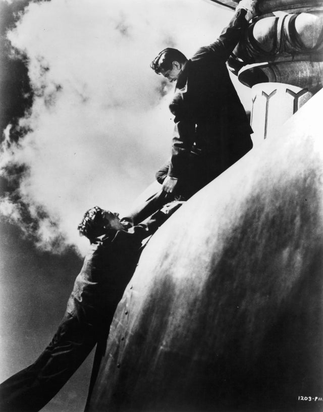 Norman Lloyd And Robert Cummings In 'Saboteur' 