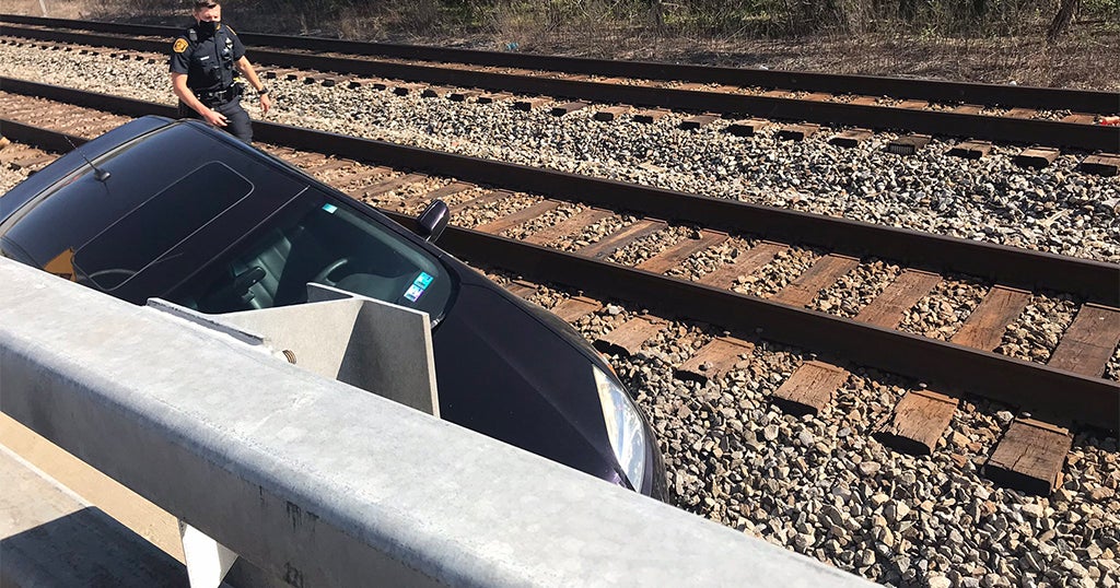 Elderly Couple Navigates Vehicle Onto Railroad Tracks On West Carson ...
