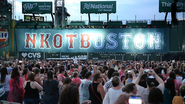 New Kids On The Block In Concert At Fenway Park 
