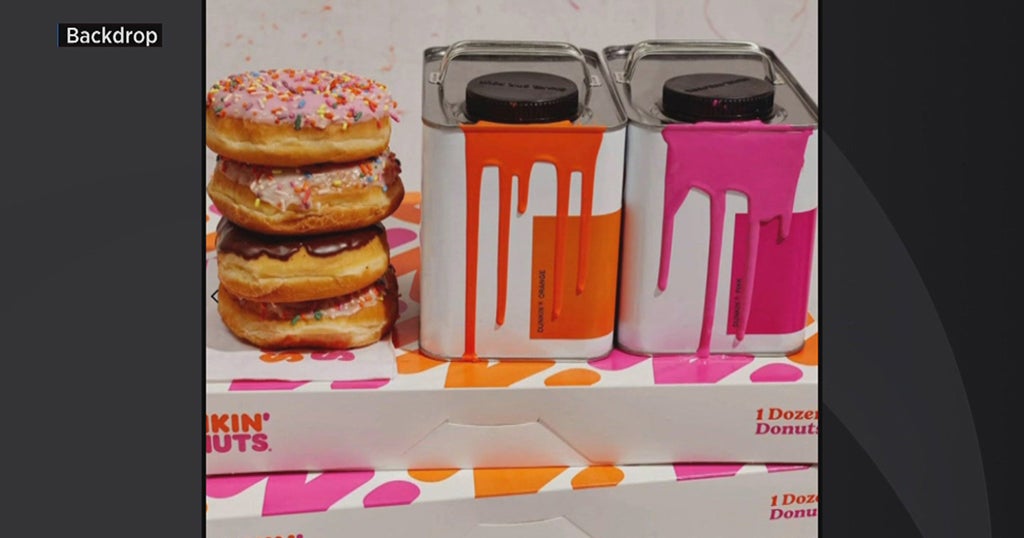 Now You Can Decorate Your Home With Pink And Orange Dunkin' Paint CBS