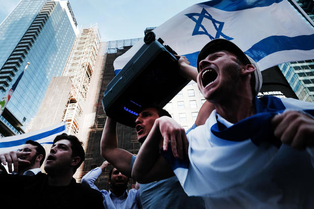Rally In Support Of Israel Held In Times Square 
