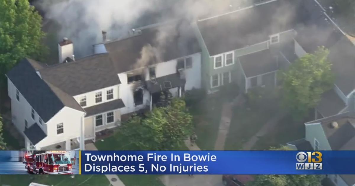 Family Displaced After Bowie Townhome Fire, $200K In Damages - CBS ...