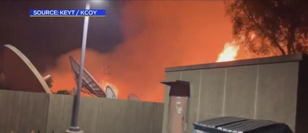 Firefighters Halt Dangerous Loma Fire Threatening TV News Station, Homes In Santa Barbara; Evacuations Lifted 