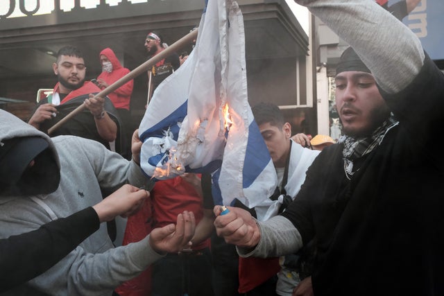 Rally In Support Of Israel Held In Times Square 