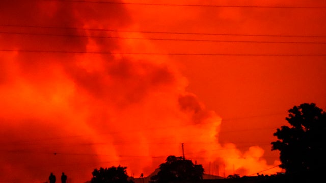 APTOPIX Congo Volcano 