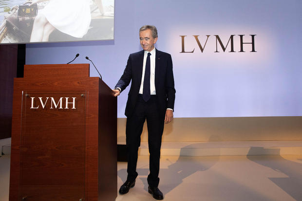 LVMH Moet Hennessy Louis Vuitton SE Chief Executive Officer Bernard Arnault Presents Earnings 