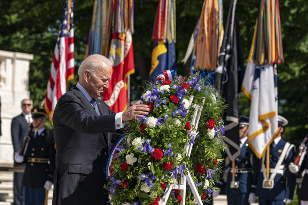 President Biden Visits Arlington National Cemetery 
