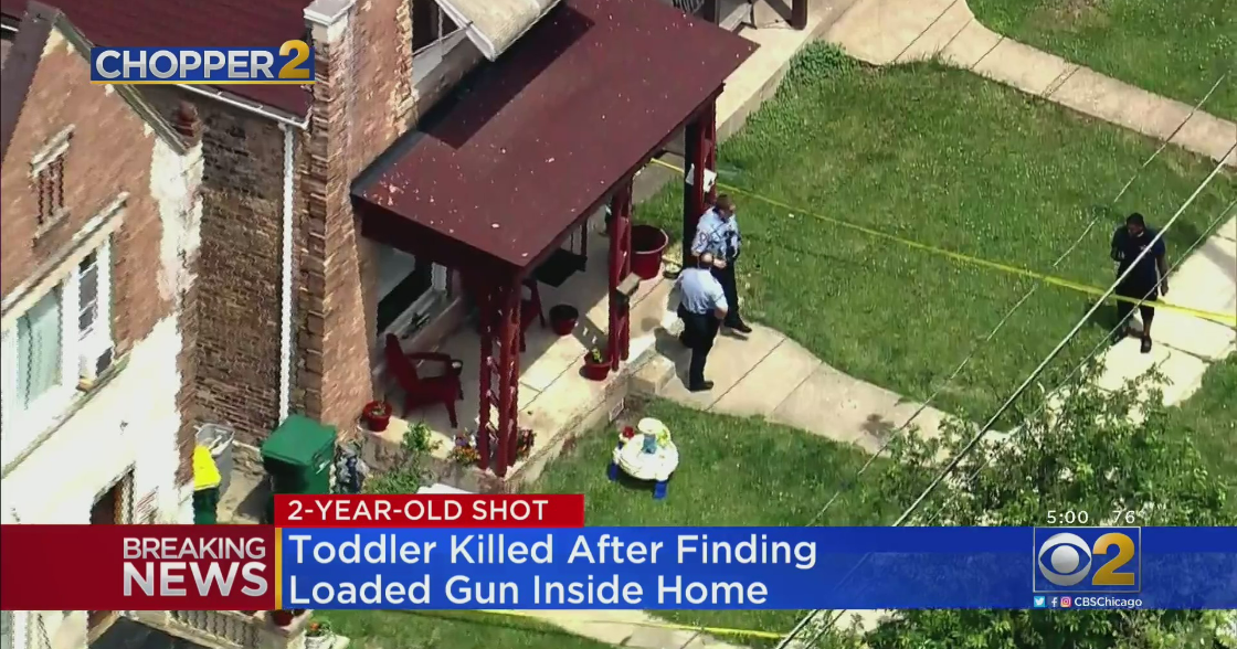 2-Year-Old Boy Dies Of Self-Inflicted Gunshot Wound In Joliet - CBS Chicago