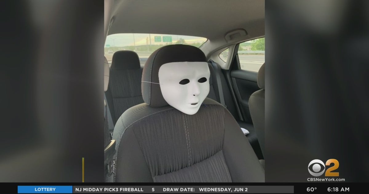 Driver Put Mask On Passenger Seat Headrest To Use HOV Lane On Long ...