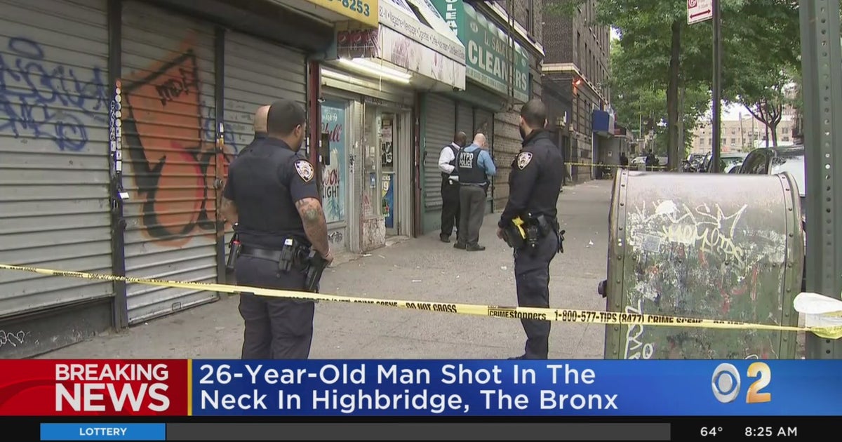 Man In Critical Condition After Being Shot In Neck In Highbridge, The