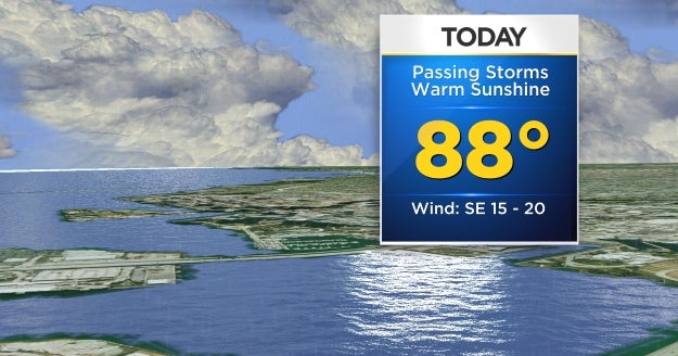 Miami Weather: Passing Showers On Friday, Sizzling Weekend Ahead - CBS ...
