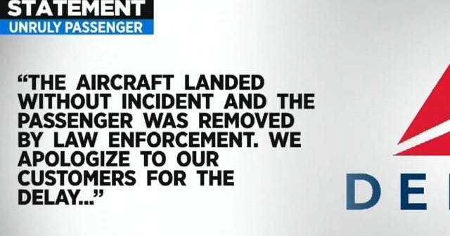 Delta flight lands safely after onboard incident CBS News