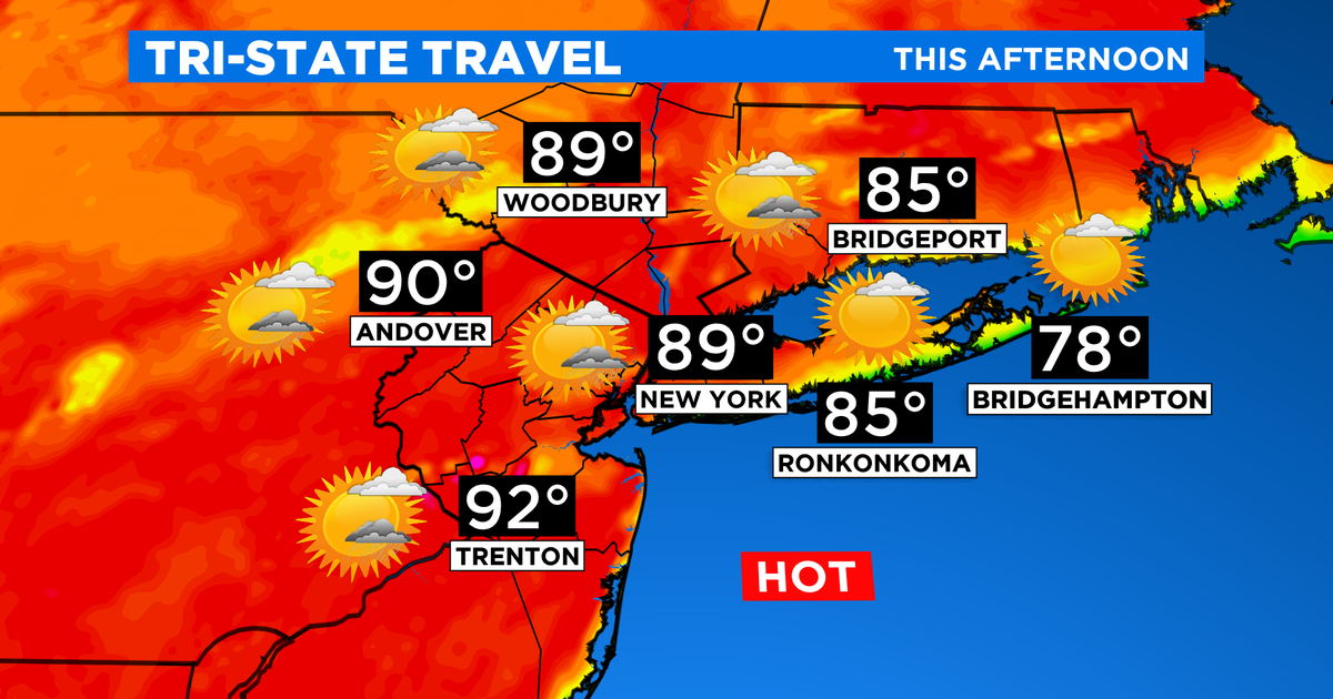 New York Weather CBS2's 6/7 Monday Morning Forecast CBS New York