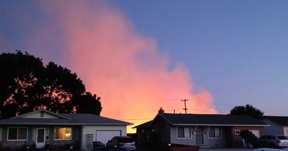 Vegetation Fire Shuts Down Eastbound Highway 12 In Fairfield - CBS San ...