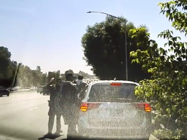 CHP Officers Save Choking Baby On 101 Freeway In Woodland Hills 