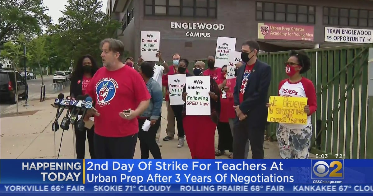 Teachers Enter Second Day Of Strike At Urban Prep Charter Schools After ...