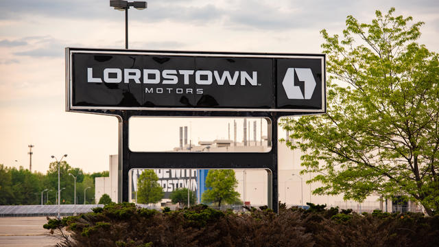 In this photo illustration, Lordstown Motors Corporation ( 