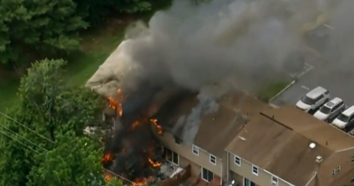 Suspect found dead after Pennsylvania homes go up in flames CBS News