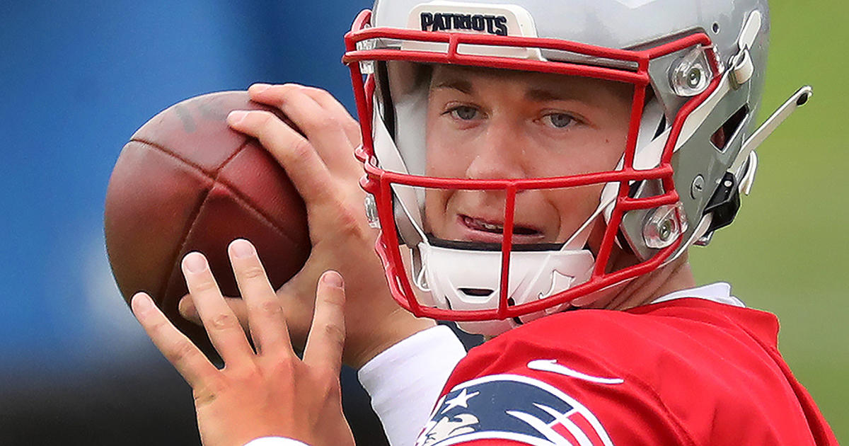 Why is QB Mac Jones wearing No. 50 during Patriots training camp?