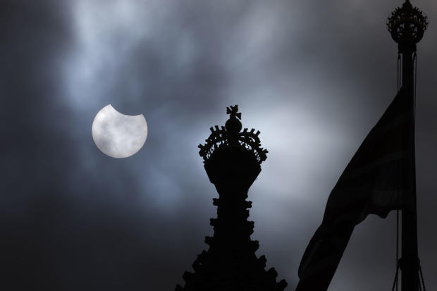 Partial Solar Eclipse Seen In The UK 