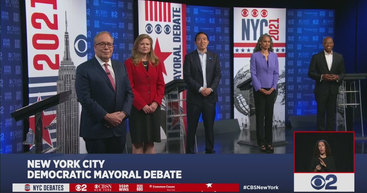 WATCH: New York City Democratic Mayoral Debate - CBS New York