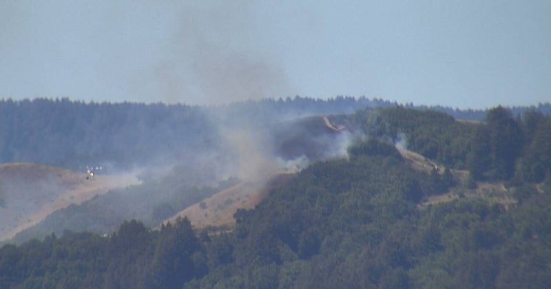 UPDATE: Forward Progress Stopped of Brush Fire in Novato Near Big Rock ...