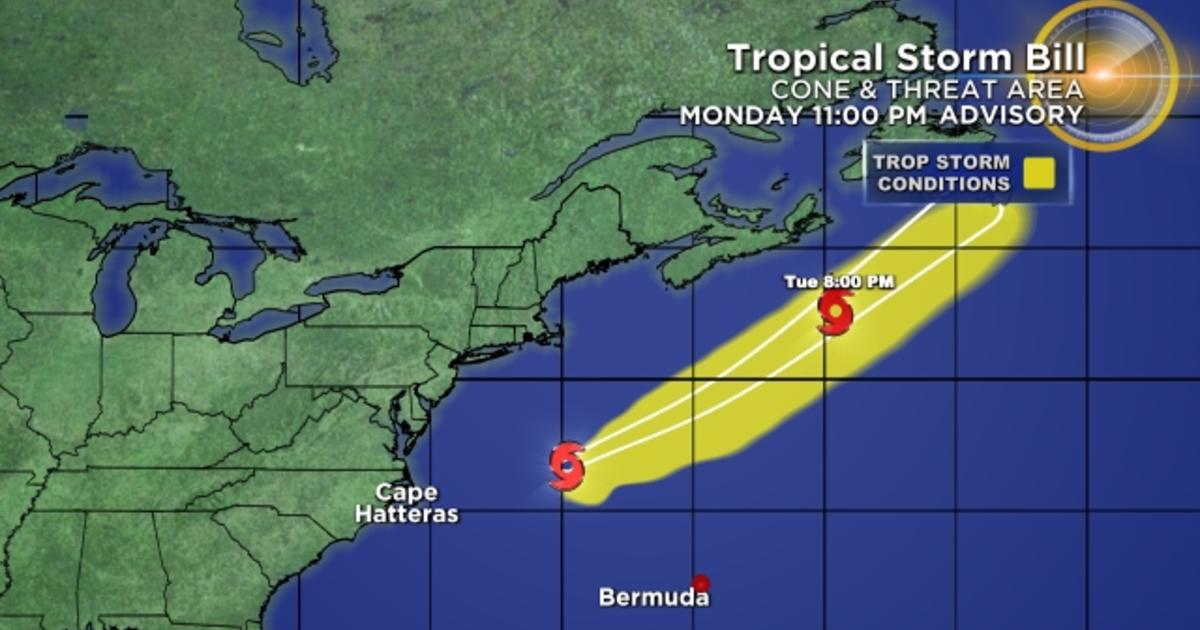 Tracking The Tropics: Depression Strengthens Into Tropical Storm Bill ...