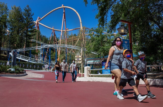 Six Flags Magic Mountain re-opens 