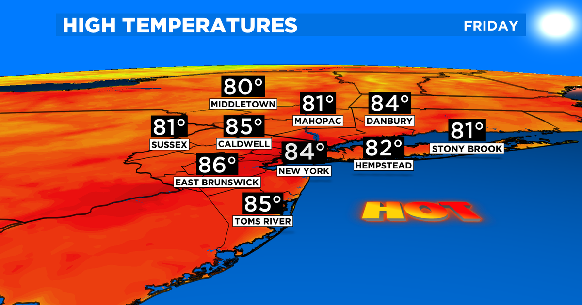 New York Weather CBS2's 6/18 Friday Morning Forecast CBS New York