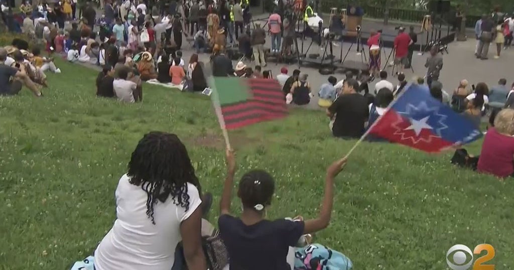 'I Hope This Is The Beginning Of Something' Hundreds Flock To Harlem