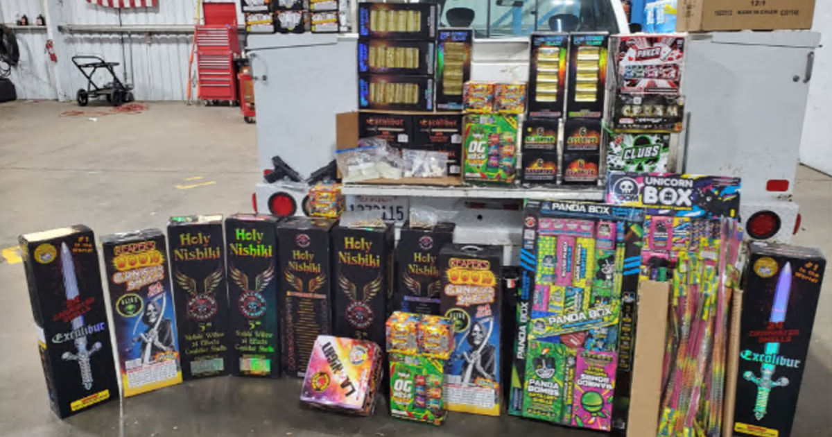 Nearly 400 Pounds Of Illegal Fireworks Seized From Stockton Home Cbs