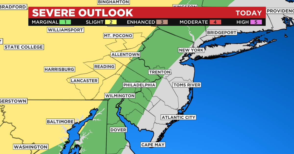 Philadelphia Weather: Severe Thunderstorm Watch Issued For Entire ...