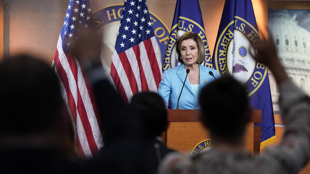 Speaker Pelosi Holds Weekly Media Availability 