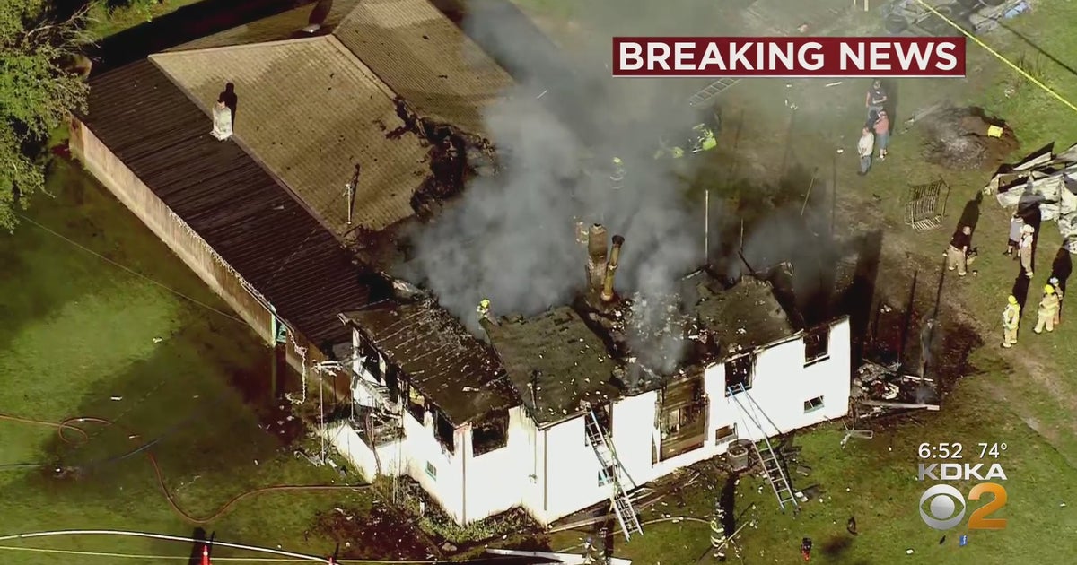 Fire Destroys Home In Fayette County - CBS Pittsburgh