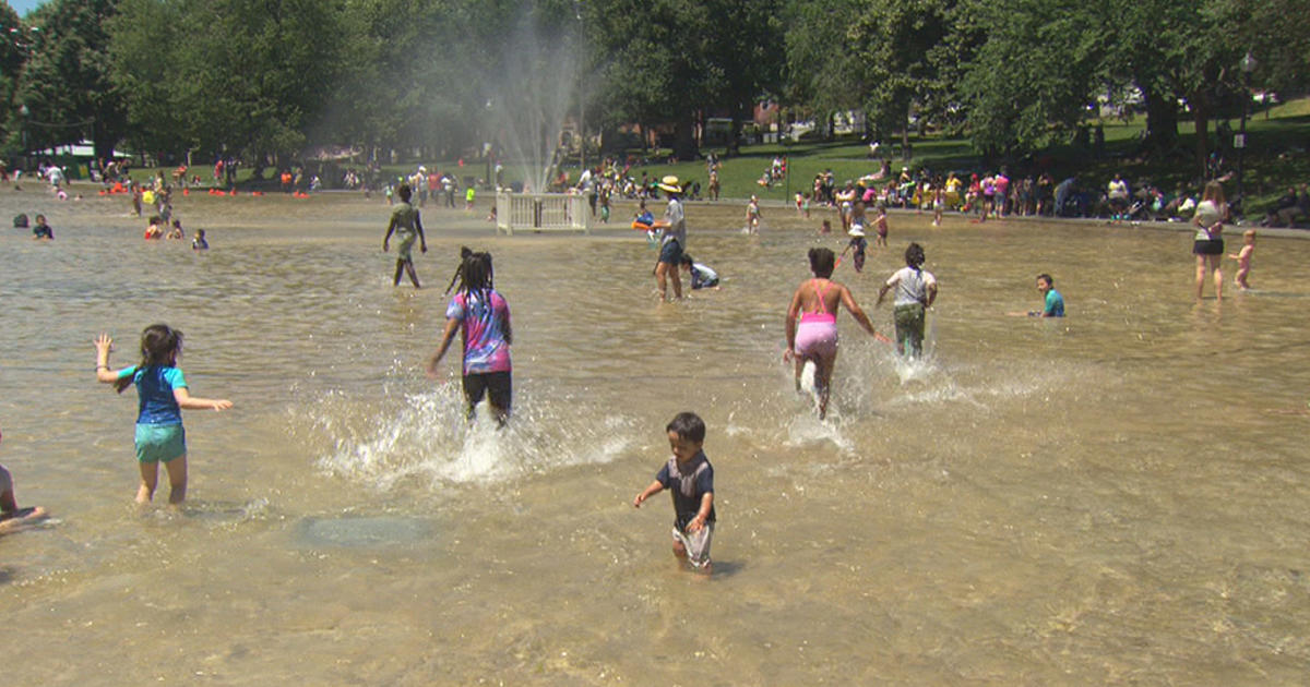 Frog Pond Spray Pool On Boston Common Opens For Season CBS Boston