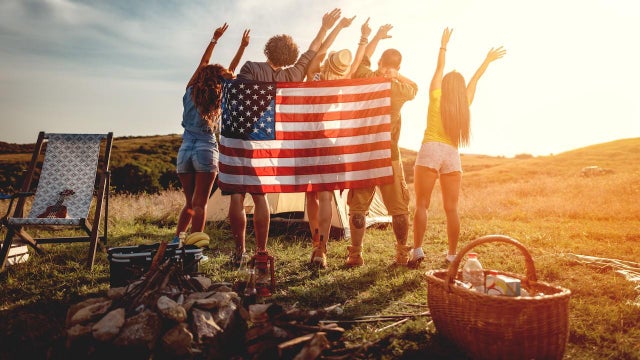 Fourth of July picnic with friends 