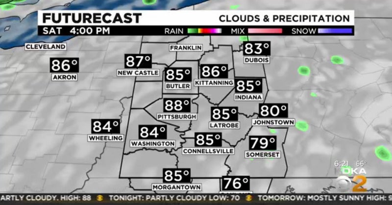 Pittsburgh Weather Weekend WarmUp CBS Pittsburgh