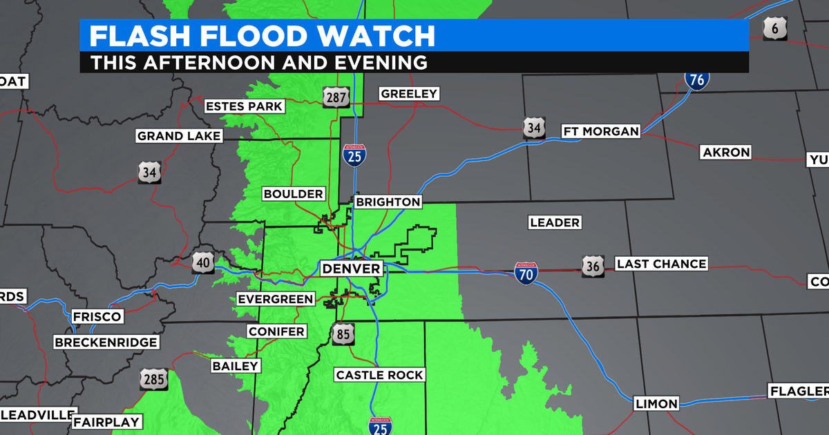 Flash Flood Watch Expanded For Thursday Afternoon, Includes Denver And ...