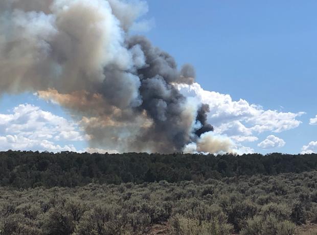 red rock fire (BLM Colorado) 