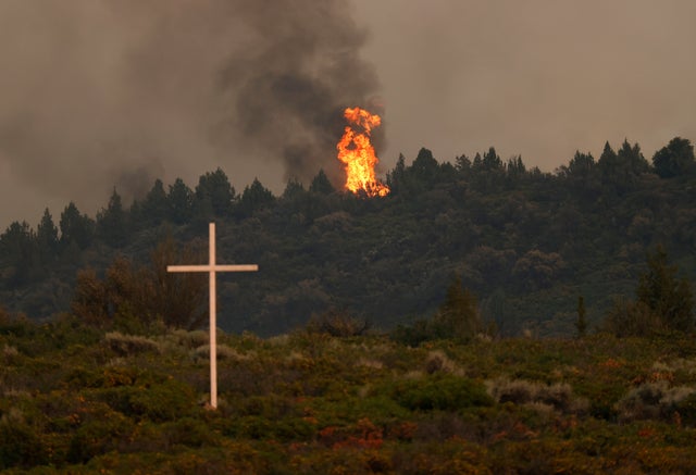 Multiple Wildfires Burn Near Mount Shasta In Northern California 