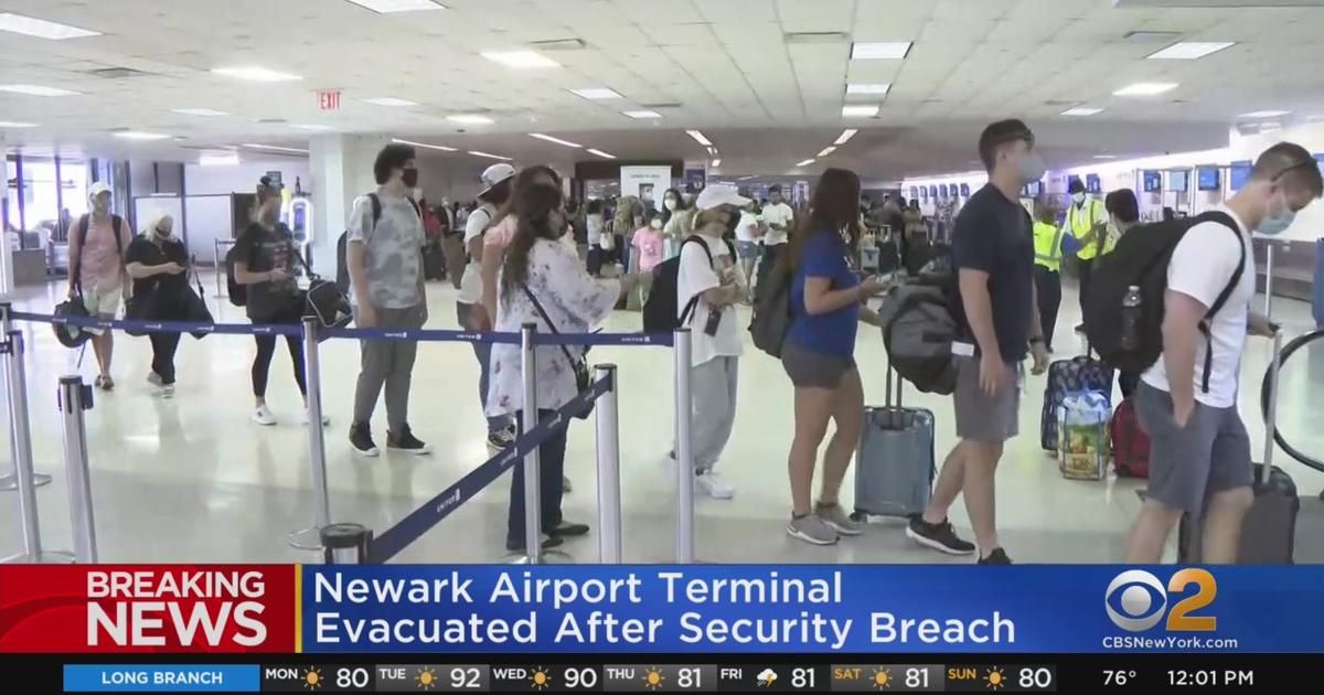Newark Airport Terminal Evacuated After Passenger Set Off Security Door