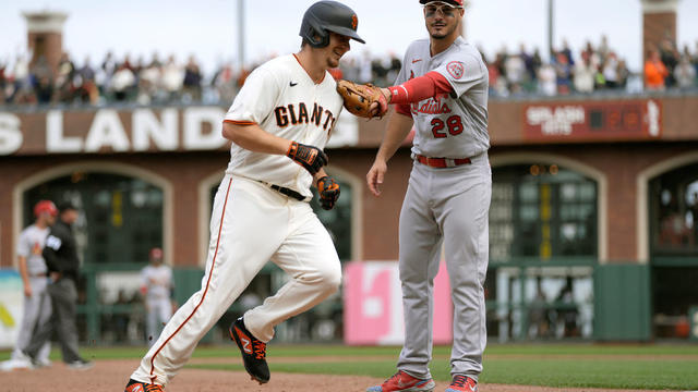 Kim pitches Cardinals past Giants, St. Louis gets to Gausman