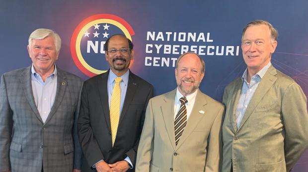 hick visits natl cyber center (Sen. John Hickenlooper Twitter) 