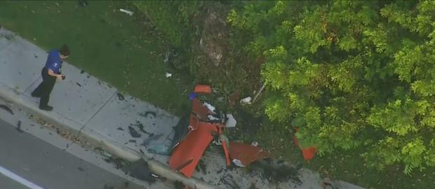 Two Killed, One Hurt After Corvette Lands In Backyard Pool In Chino 